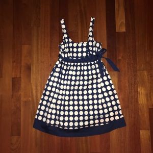 Polka dot maternity dress by Motherhood